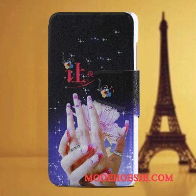 Hoesje Htc Desire 728 Leer Rood Klittenband, Hoes Htc Desire 728 Bescherming Telefoon