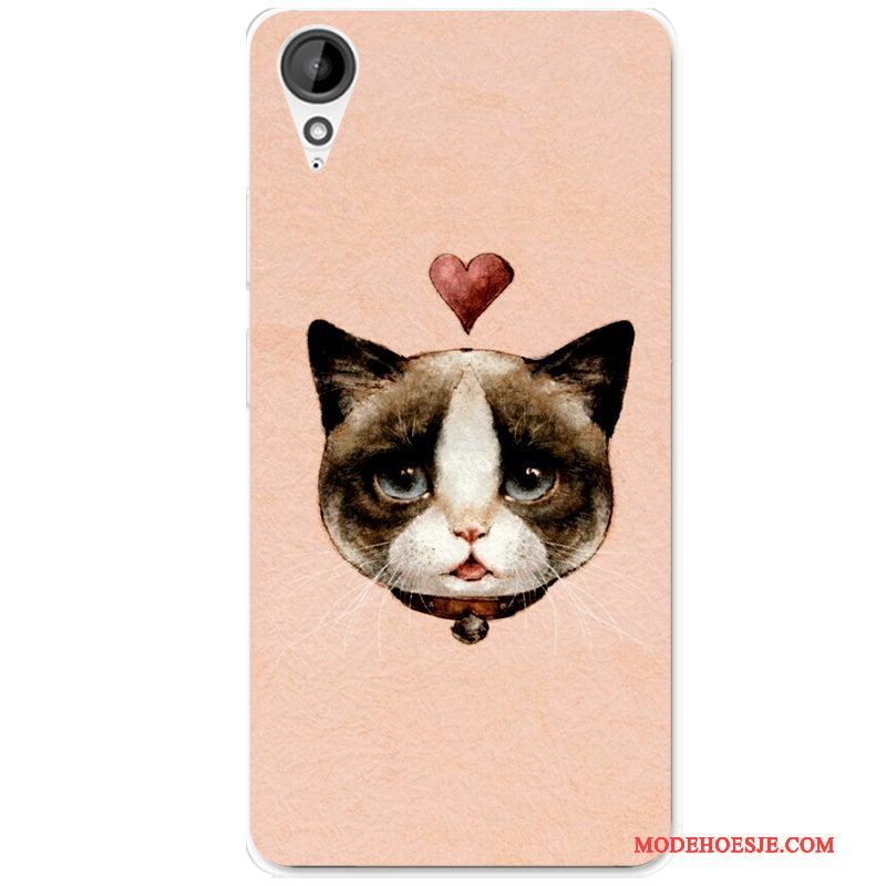 Hoesje Htc Desire 825 Zacht Telefoon Anti-fall, Hoes Htc Desire 825 Mode Roze Vers