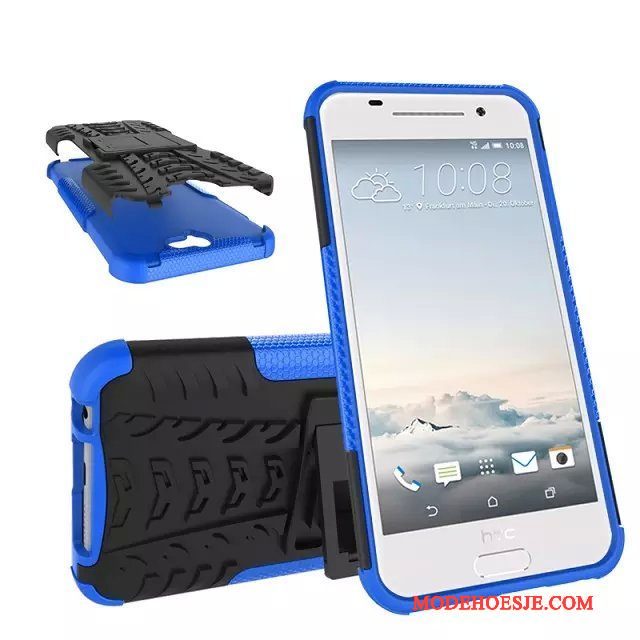 Hoesje Htc One A9 Ondersteuning Purper Antislip, Hoes Htc One A9 Bescherming Patroon Anti-fall