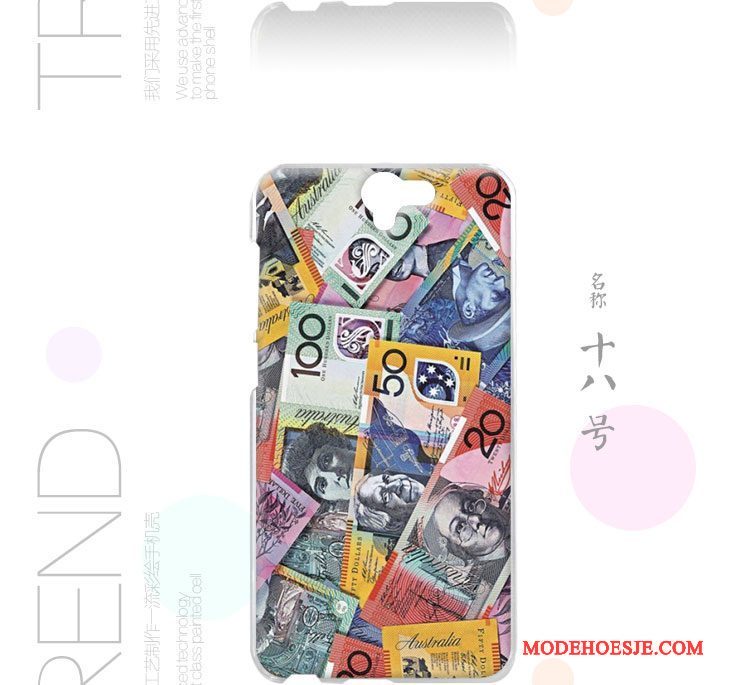 Hoesje Htc One A9 Zakken Telefoon Trend, Hoes Htc One A9 Scheppend Anti-fall Blauw
