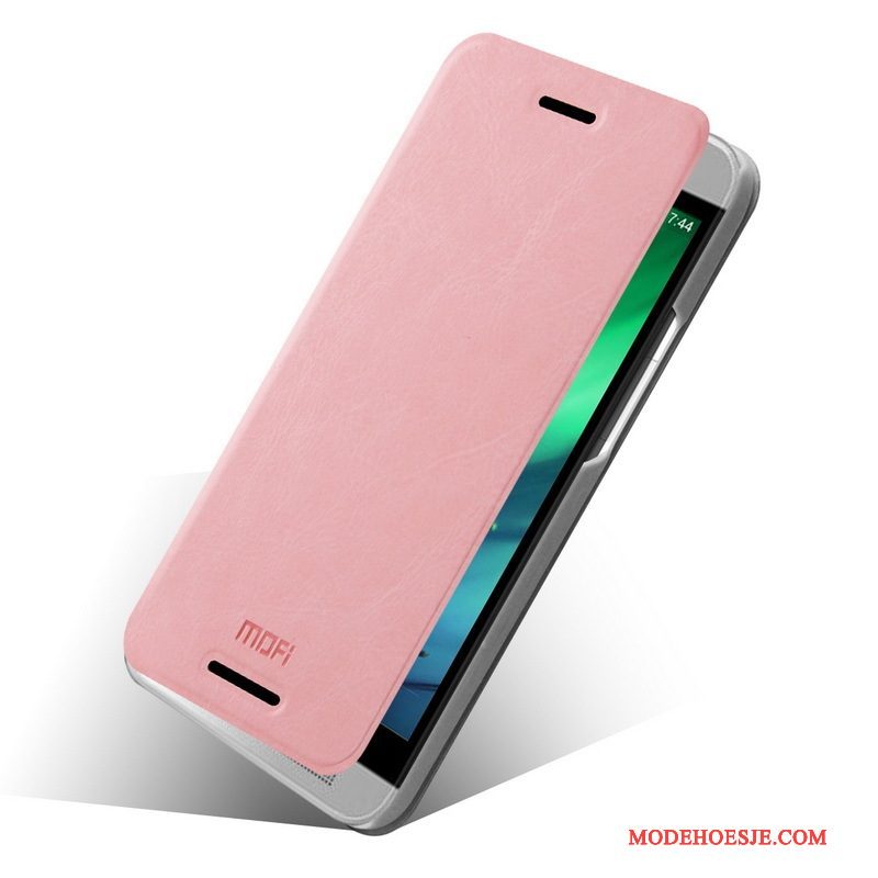 Hoesje Htc One M8 Bescherming Telefoon Roze, Hoes Htc One M8 Leer