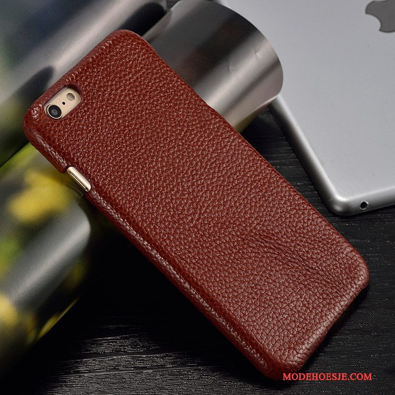 Hoesje Htc One M8 Leer Trendtelefoon, Hoes Htc One M8 Bescherming Anti-fall Rood