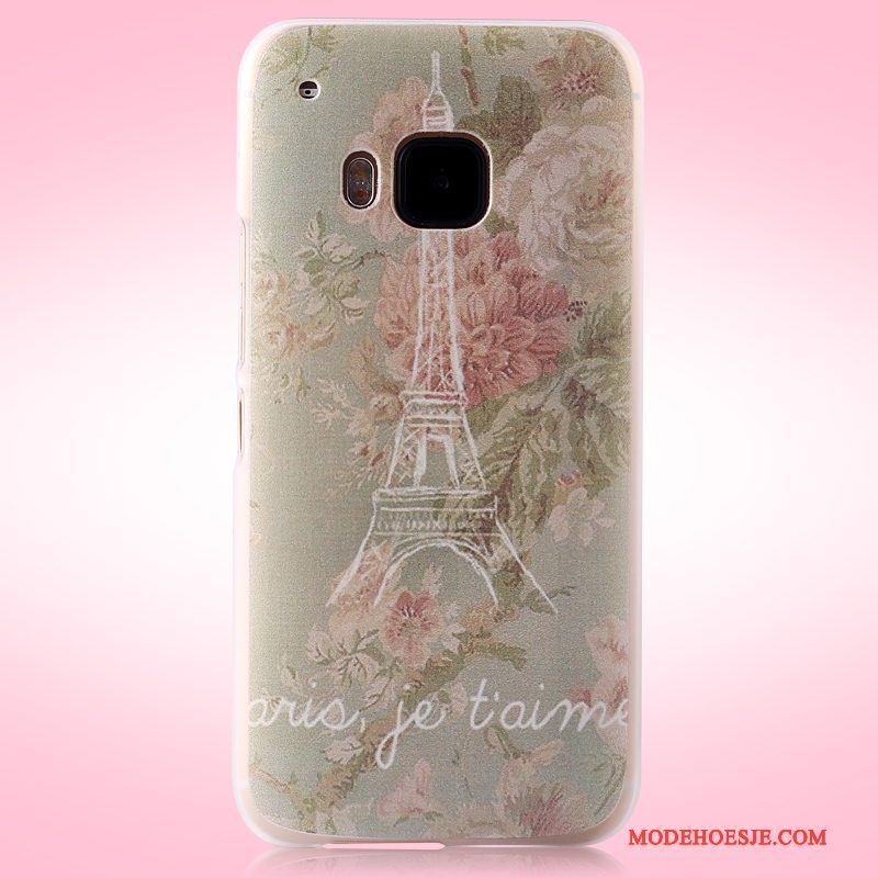 Hoesje Htc One M9 Geschilderd Purper Trend, Hoes Htc One M9 Bescherming Telefoon Hard