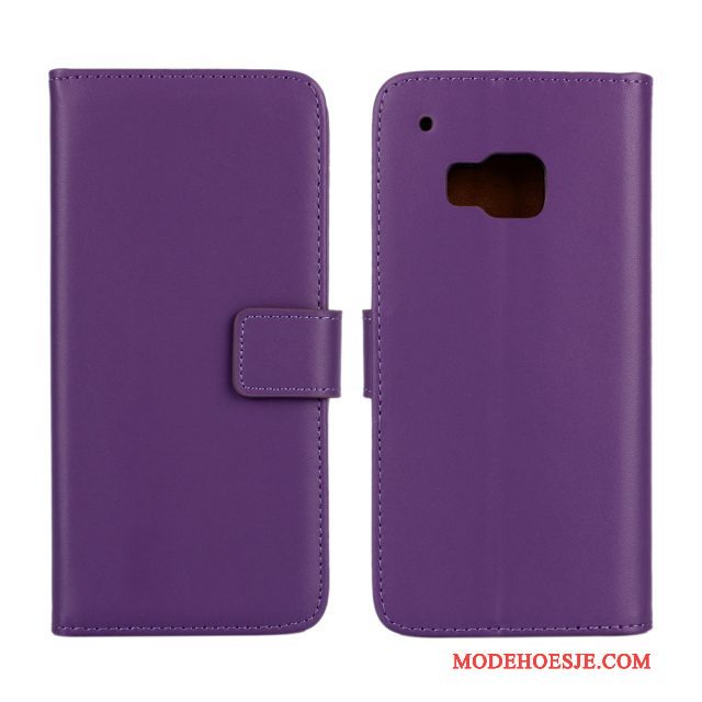 Hoesje Htc One M9 Leer Anti-falltelefoon, Hoes Htc One M9 Folio
