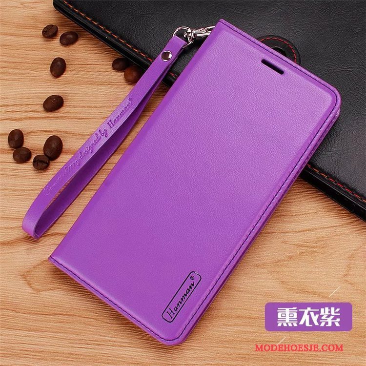 Hoesje Htc U Play Leer Telefoon Purper, Hoes Htc U Play Folio