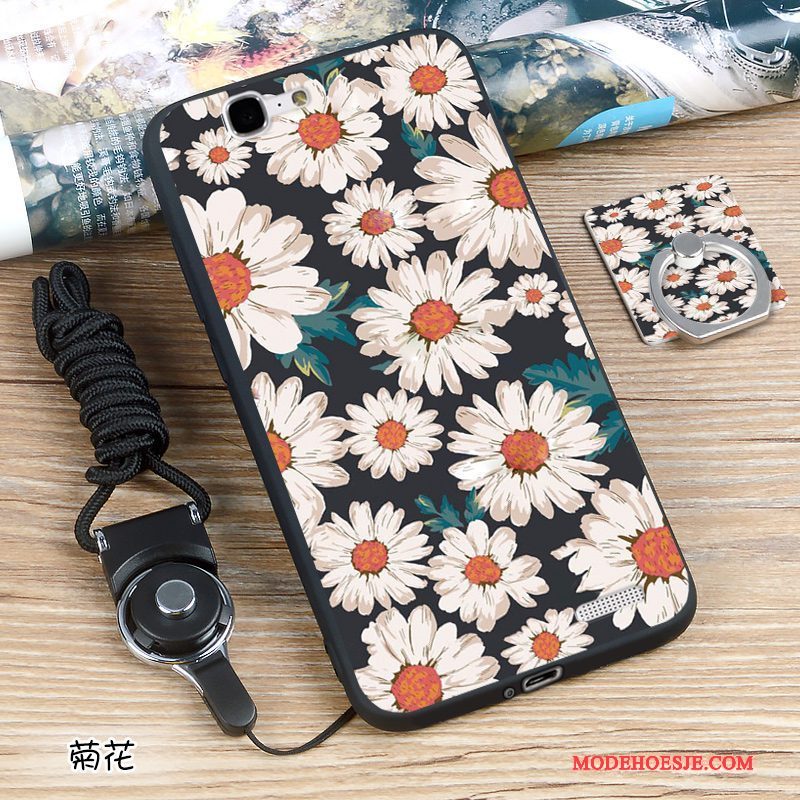 Hoesje Huawei Ascend G7 Siliconen Anti-fall Wit, Hoes Huawei Ascend G7 Bescherming Trendtelefoon