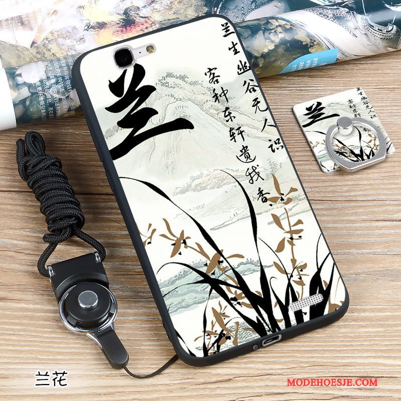 Hoesje Huawei Ascend G7 Siliconen Anti-fall Wit, Hoes Huawei Ascend G7 Bescherming Trendtelefoon