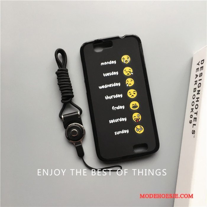 Hoesje Huawei Ascend G7 Siliconen Telefoon Anti-fall, Hoes Huawei Ascend G7 Bescherming Hanger Trend