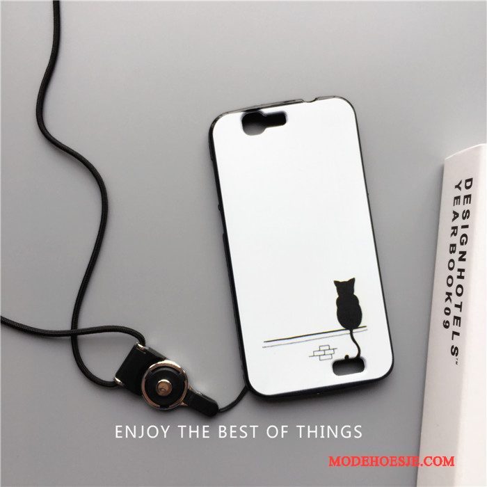 Hoesje Huawei Ascend G7 Siliconen Telefoon Anti-fall, Hoes Huawei Ascend G7 Bescherming Hanger Trend