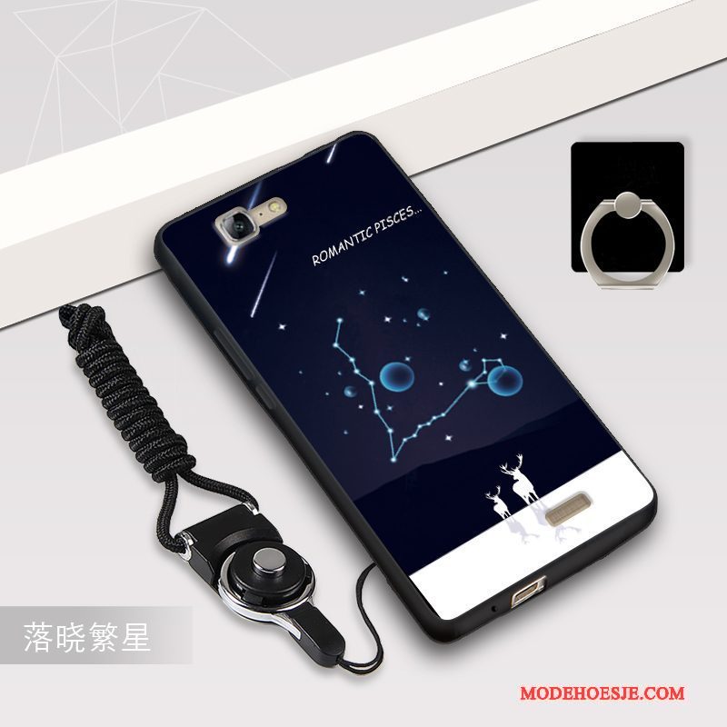 Hoesje Huawei Ascend G7 Siliconen Telefoon Schrobben, Hoes Huawei Ascend G7 Bescherming Persoonlijk Wit