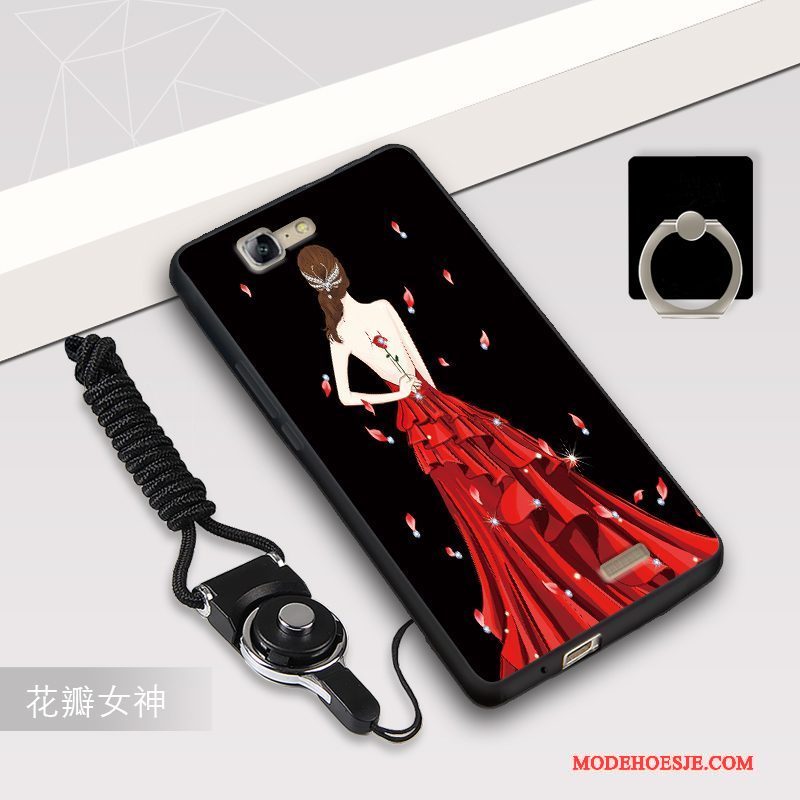 Hoesje Huawei Ascend G7 Siliconen Telefoon Schrobben, Hoes Huawei Ascend G7 Bescherming Persoonlijk Wit