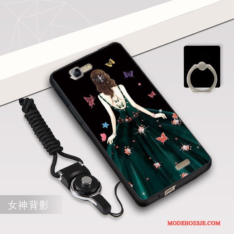 Hoesje Huawei Ascend G7 Siliconen Telefoon Schrobben, Hoes Huawei Ascend G7 Bescherming Persoonlijk Wit