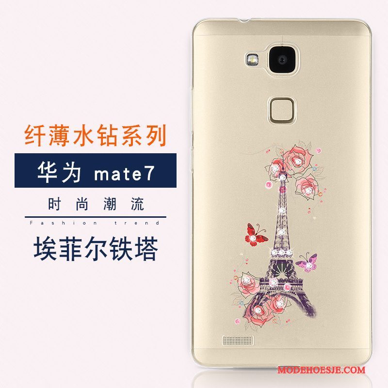 Hoesje Huawei Ascend Mate 7 Luxe Anti-fall Trend, Hoes Huawei Ascend Mate 7 Kleur Nieuwtelefoon