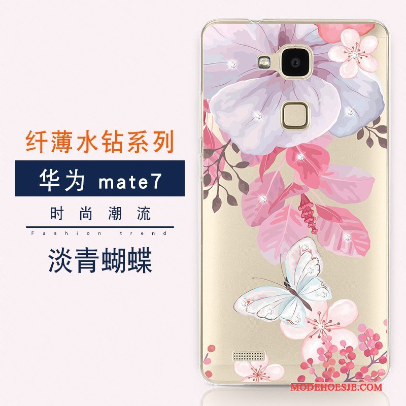 Hoesje Huawei Ascend Mate 7 Luxe Anti-fall Trend, Hoes Huawei Ascend Mate 7 Kleur Nieuwtelefoon