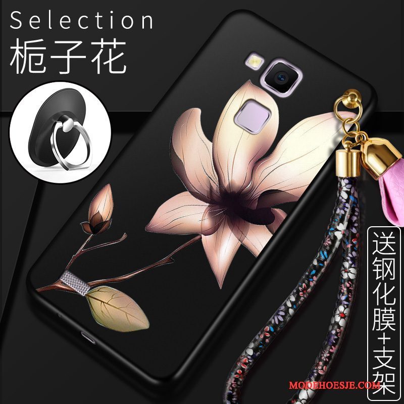 Hoesje Huawei Ascend Mate 7 Zacht Anti-falltelefoon, Hoes Huawei Ascend Mate 7 Siliconen Rood