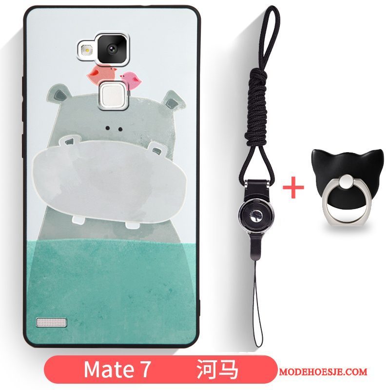 Hoesje Huawei Ascend Mate 7 Zakken Anti-falltelefoon, Hoes Huawei Ascend Mate 7 Kleur Trend Hanger