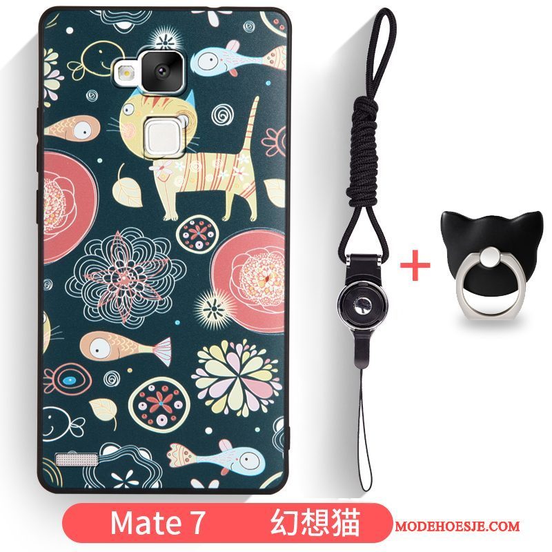 Hoesje Huawei Ascend Mate 7 Zakken Anti-falltelefoon, Hoes Huawei Ascend Mate 7 Kleur Trend Hanger