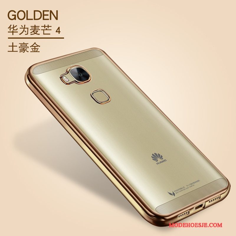 Hoesje Huawei G7 Plus Siliconen Doorzichtig Nieuw, Hoes Huawei G7 Plus Zacht Telefoon