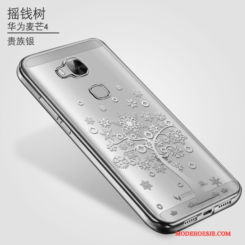 Hoesje Huawei G7 Plus Siliconen Doorzichtig Nieuw, Hoes Huawei G7 Plus Zacht Telefoon