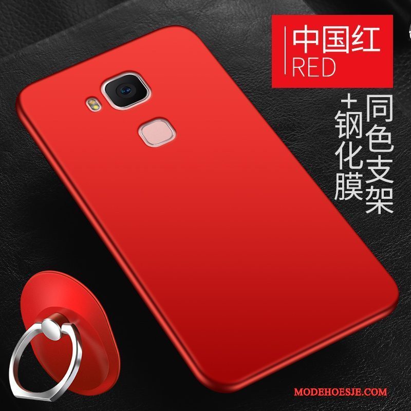 Hoesje Huawei G7 Plus Siliconen Persoonlijk Rood, Hoes Huawei G7 Plus Bescherming Telefoon Trend