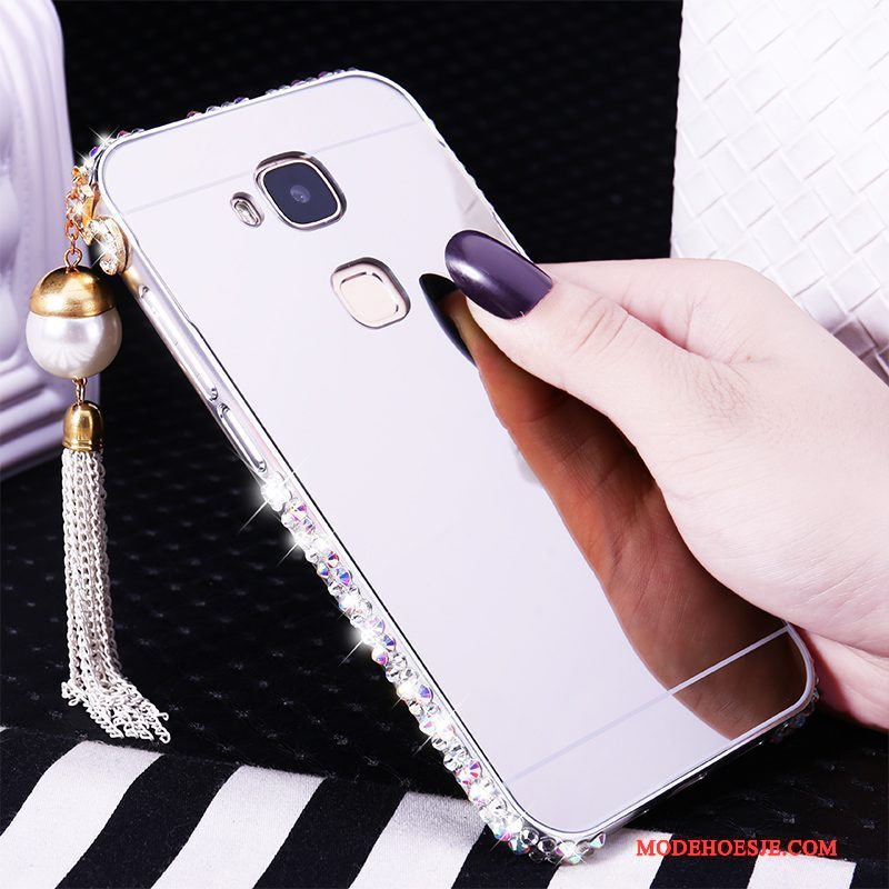 Hoesje Huawei G7 Plus Strass Omlijsting Trend, Hoes Huawei G7 Plus Bescherming Telefoon Hard