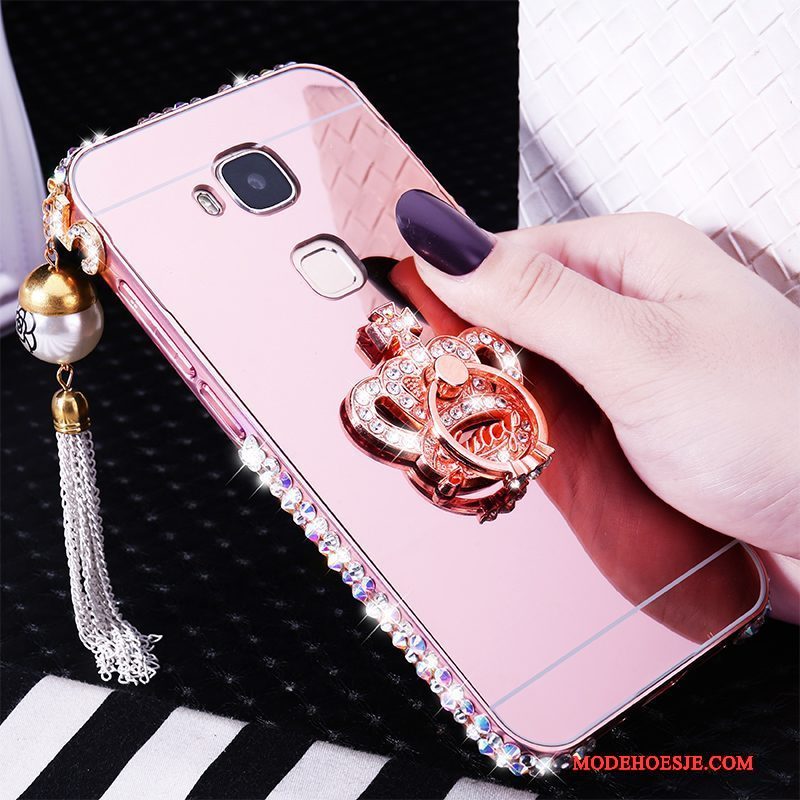 Hoesje Huawei G7 Plus Strass Omlijsting Trend, Hoes Huawei G7 Plus Bescherming Telefoon Hard