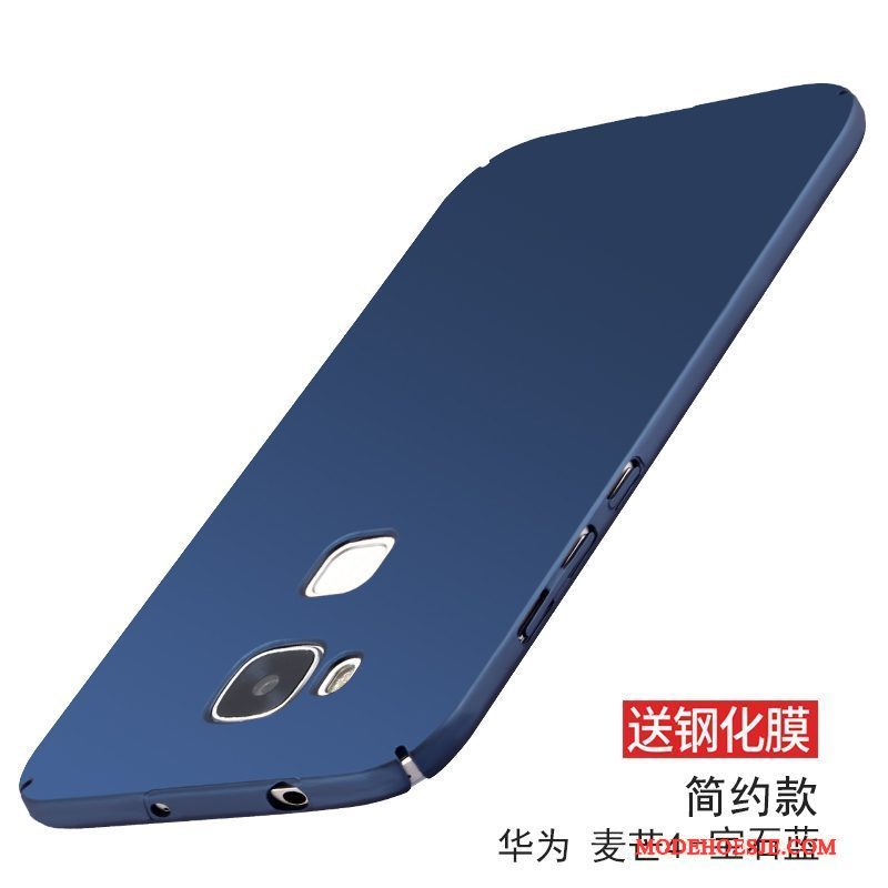 Hoesje Huawei G7 Plus Zakken Anti-fall Blauw, Hoes Huawei G7 Plus Siliconen Hard Schrobben