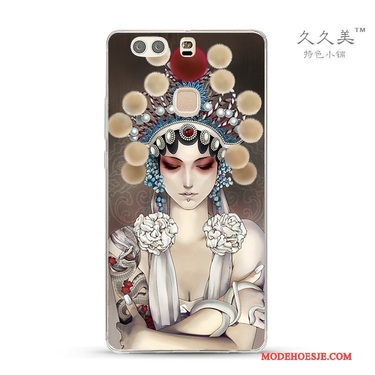 Hoesje Huawei G9 Lite Siliconen Anti-fall Chinese Stijl, Hoes Huawei G9 Lite Kleur Hua Dan Peking Opera