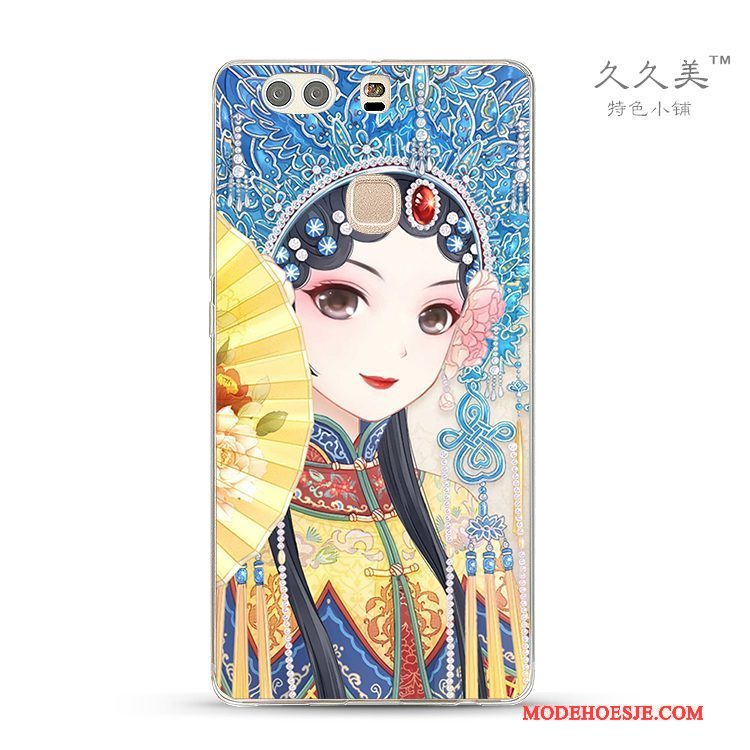 Hoesje Huawei G9 Lite Siliconen Anti-fall Chinese Stijl, Hoes Huawei G9 Lite Kleur Hua Dan Peking Opera