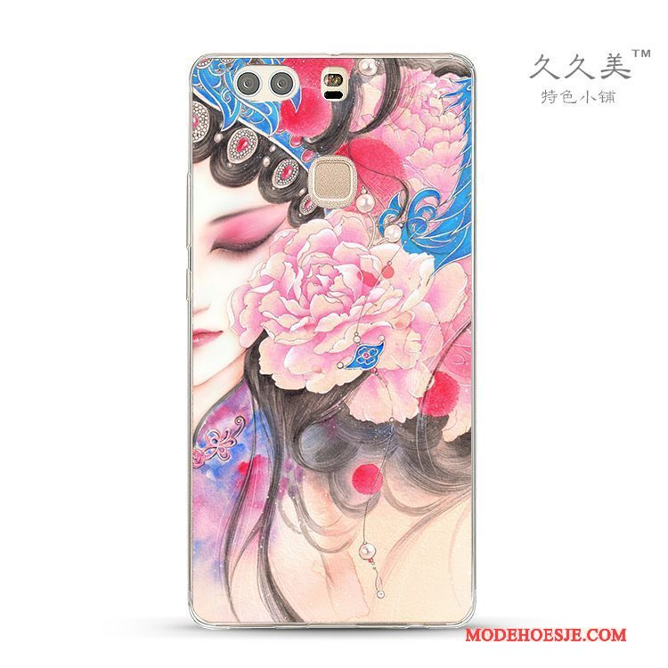 Hoesje Huawei G9 Lite Siliconen Anti-fall Chinese Stijl, Hoes Huawei G9 Lite Kleur Hua Dan Peking Opera