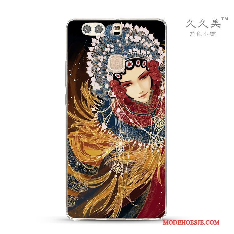 Hoesje Huawei G9 Lite Siliconen Anti-fall Chinese Stijl, Hoes Huawei G9 Lite Kleur Hua Dan Peking Opera