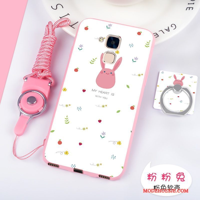 Hoesje Huawei G9 Plus Bescherming Anti-falltelefoon, Hoes Huawei G9 Plus Zacht Roze