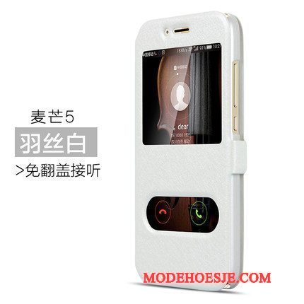 Hoesje Huawei G9 Plus Bescherming Telefoon Anti-fall, Hoes Huawei G9 Plus Leer Goud