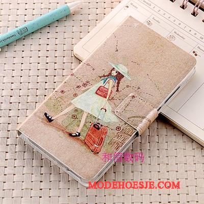 Hoesje Huawei G9 Plus Bescherming Telefoon Roze, Hoes Huawei G9 Plus Leer Jeugd