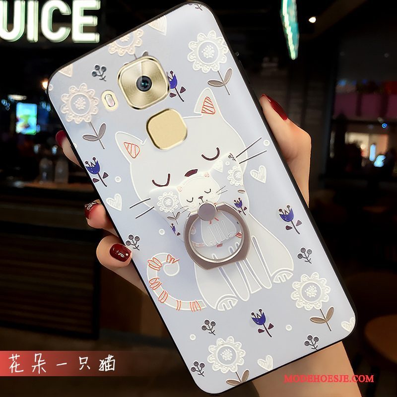 Hoesje Huawei G9 Plus Bescherming Vers Mooie, Hoes Huawei G9 Plus Spotprent Telefoon Mini