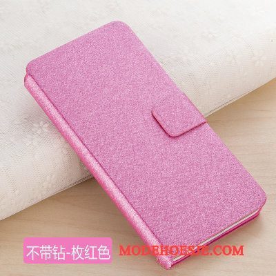 Hoesje Huawei G9 Plus Folio Telefoon Roze, Hoes Huawei G9 Plus Leer