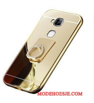 Hoesje Huawei G9 Plus Metaal Hardtelefoon, Hoes Huawei G9 Plus Bescherming Omlijsting Trend