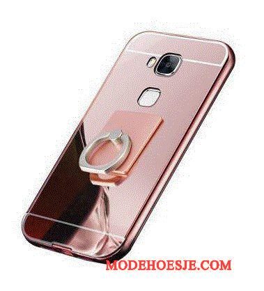 Hoesje Huawei G9 Plus Metaal Hardtelefoon, Hoes Huawei G9 Plus Bescherming Trend Goud