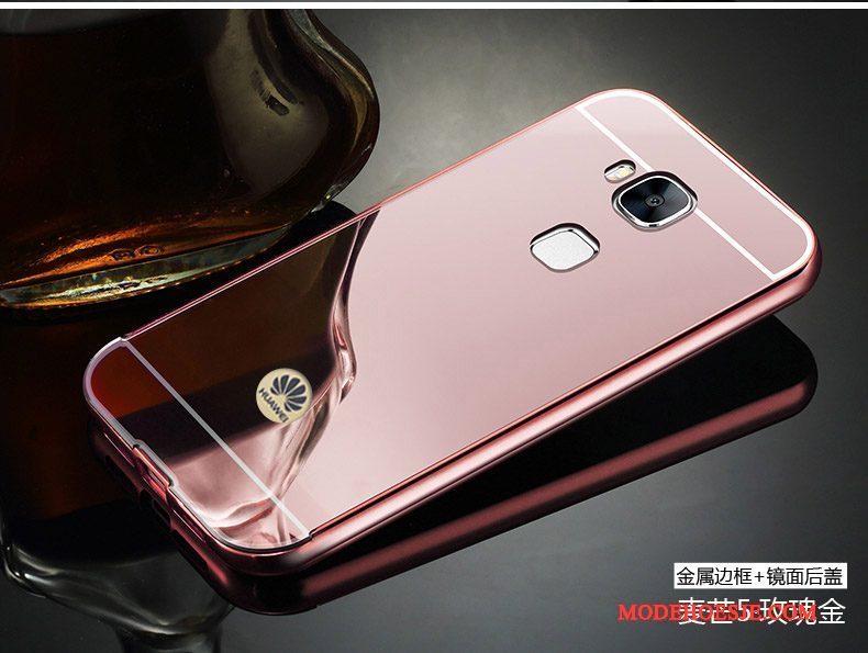 Hoesje Huawei G9 Plus Metaal Trend Spiegel, Hoes Huawei G9 Plus Bescherming Achterkleptelefoon