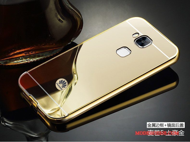 Hoesje Huawei G9 Plus Metaal Trend Spiegel, Hoes Huawei G9 Plus Bescherming Achterkleptelefoon