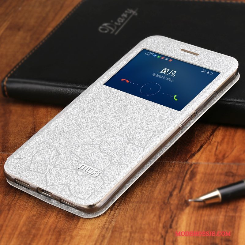 Hoesje Huawei G9 Plus Siliconen Anti-fall Goud, Hoes Huawei G9 Plus Leer Telefoon