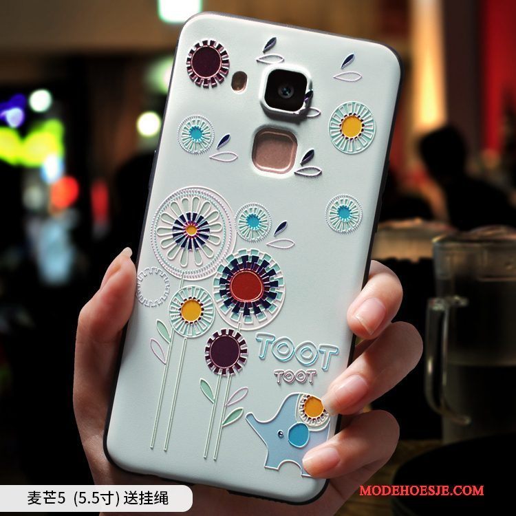 Hoesje Huawei G9 Plus Siliconen Hangertelefoon, Hoes Huawei G9 Plus Zacht Mini Trend