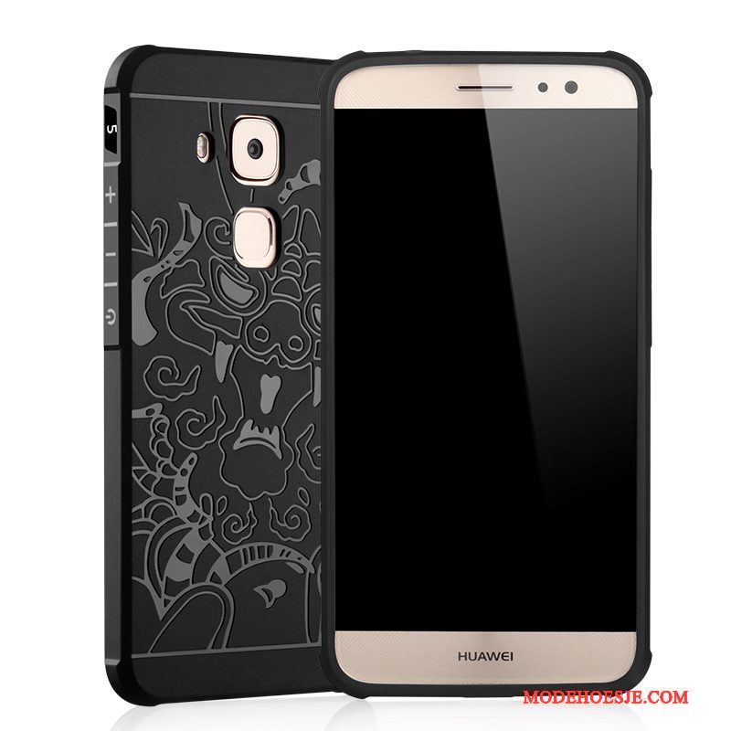 Hoesje Huawei G9 Plus Siliconen Telefoon Grijs, Hoes Huawei G9 Plus Zacht Pu