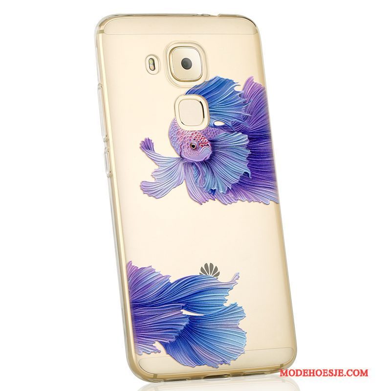 Hoesje Huawei G9 Plus Siliconen Telefoon Persoonlijk, Hoes Huawei G9 Plus Zacht Mooie Wit