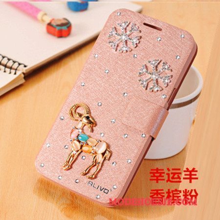 Hoesje Huawei G9 Plus Strass Trendtelefoon, Hoes Huawei G9 Plus Bescherming Anti-fall Lichtblauw