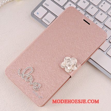 Hoesje Huawei G9 Plus Strass Trendtelefoon, Hoes Huawei G9 Plus Bescherming Anti-fall Lichtblauw