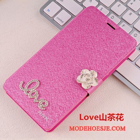 Hoesje Huawei G9 Plus Strass Trendtelefoon, Hoes Huawei G9 Plus Bescherming Anti-fall Lichtblauw