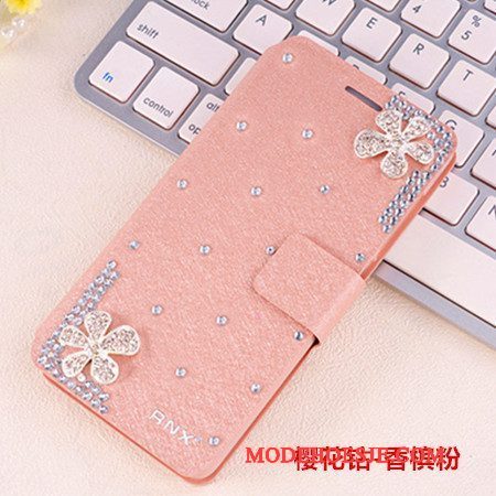 Hoesje Huawei G9 Plus Strass Trendtelefoon, Hoes Huawei G9 Plus Bescherming Anti-fall Lichtblauw