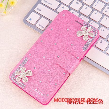 Hoesje Huawei G9 Plus Strass Trendtelefoon, Hoes Huawei G9 Plus Bescherming Anti-fall Lichtblauw