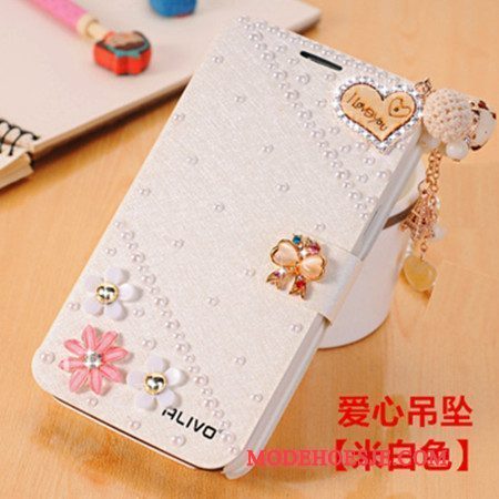 Hoesje Huawei G9 Plus Strass Trendtelefoon, Hoes Huawei G9 Plus Bescherming Anti-fall Lichtblauw